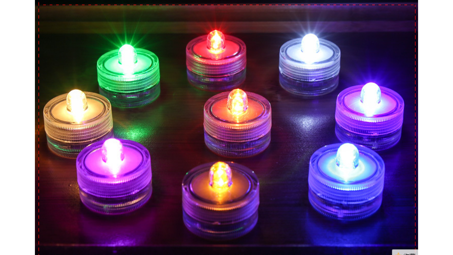 Decorate : water proof Mini light (7 color choose from)